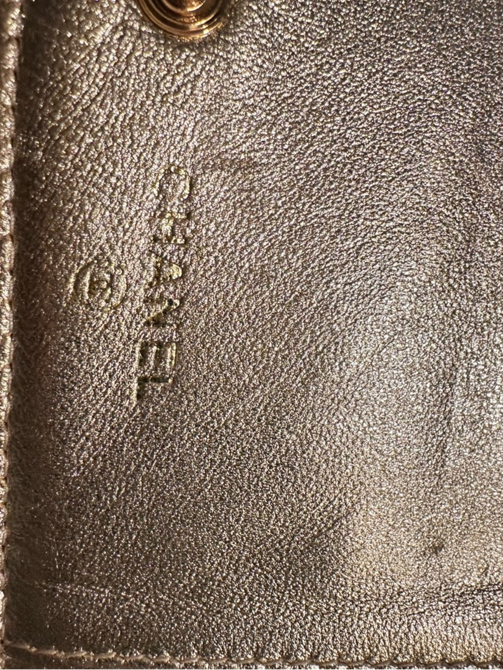 Chanel Denim Zip Wallet - Navy Blue with White Stitching - Picture 8 of 12